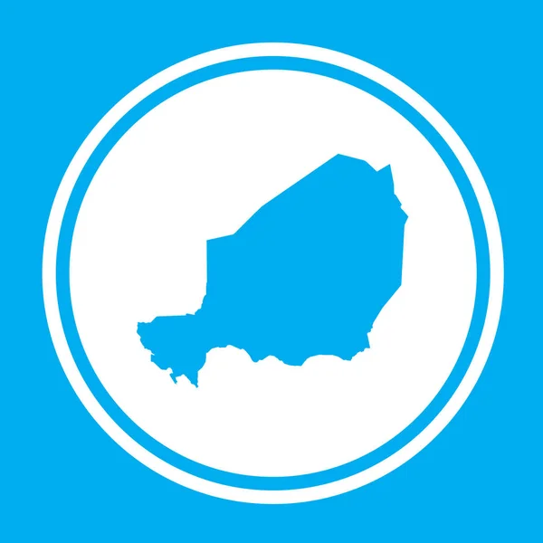 Forma del paese Illustrazione del Niger — Vettoriale Stock