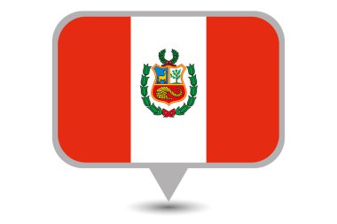 Peru 'nun Resimli Ülke Bayrağı