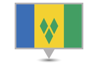 Saint Vincents ve Grenadines 'in Resimli Bayrağı