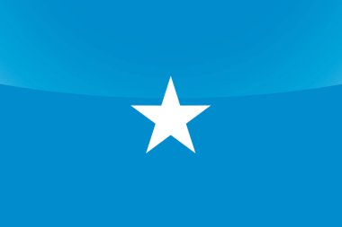 Somali Resimli Parlak Ülke Bayrağı