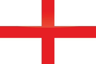 İngiltere Resimli Parlak Ülke Bayrağı