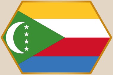 Komor bayrağı ile Uzatılmış Altıgen