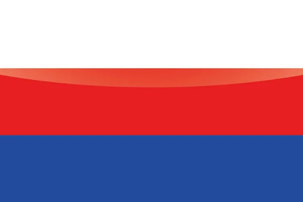 插图光泽的塞尔维亚国旗 — 图库矢量图片