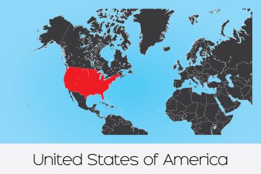 Amerika Birleşik Devletleri 'nin Resimli Ülke Şekli
