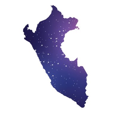 Peru Ülke Şekil İllüstrasyon