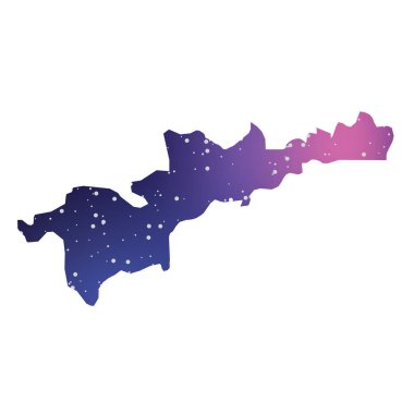 Monako Ülke Şekil İllüstrasyon