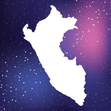 Peru Ülke Şekil İllüstrasyon