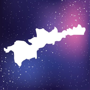 Monako Ülke Şekil İllüstrasyon
