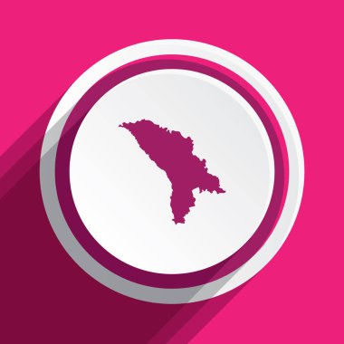 Moldova 'nın Resimli Ülke Şekli