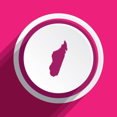 Madagaskar 'ın Resimli Ülke Şekli