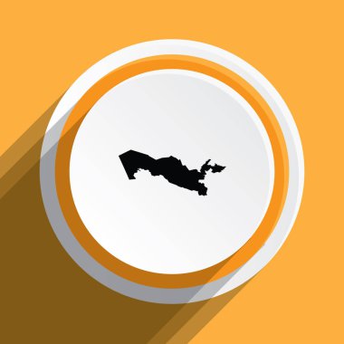 Özbekistan 'ın Resimli Ülke Şekli