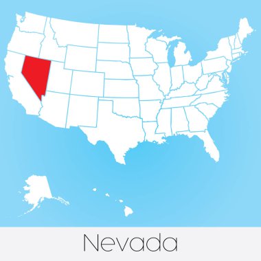 Amerika Birleşik Devletleri İllüstrasyon Seçilmiş Devlet ile