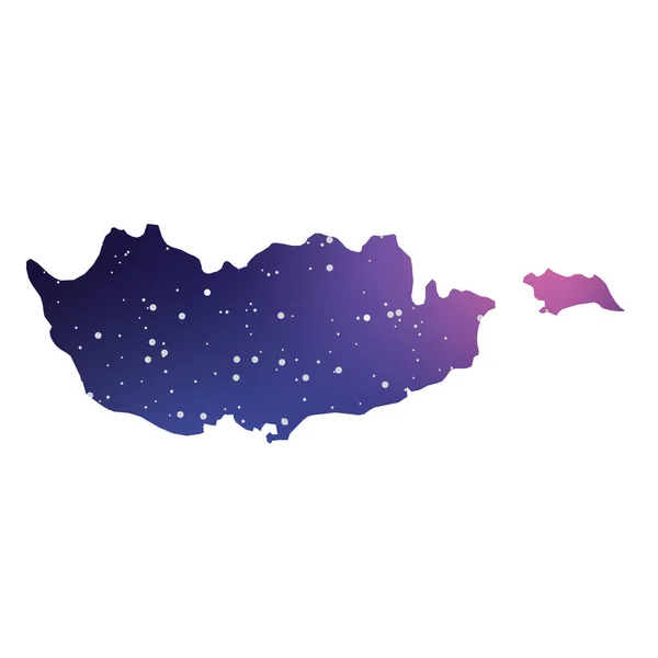 Σχήμα χώρας απεικόνιση της Κύπρου — Διανυσματικό Αρχείο