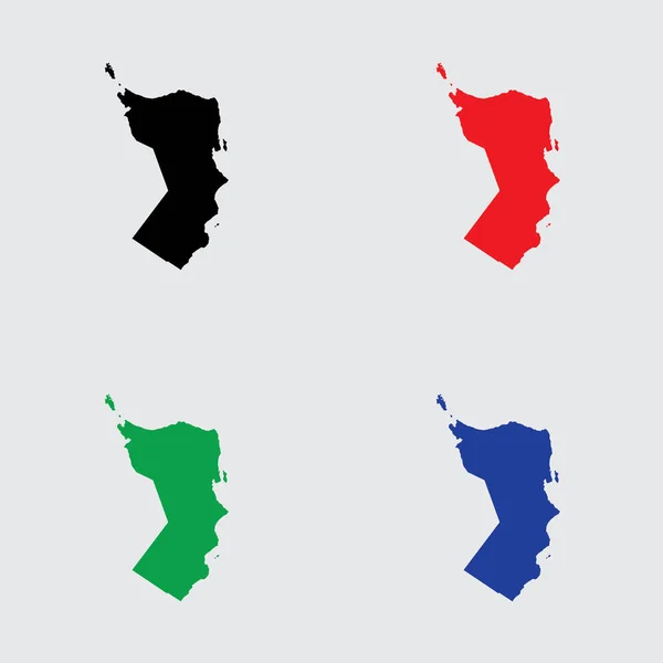 Geïllustreerde plattelandsvorm van Oman — Stockvector