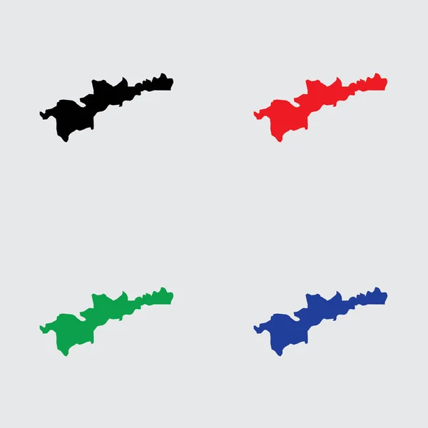 摩纳哥的典型国家形象 — 图库矢量图片