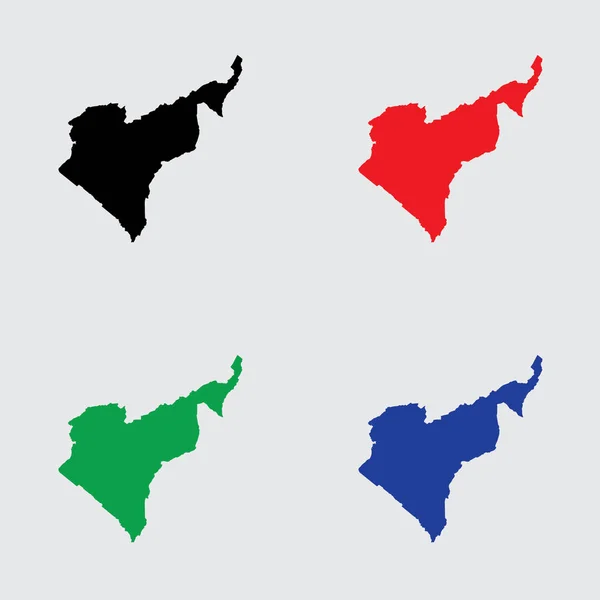 カメルーンの国型図 — ストックベクタ