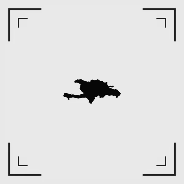 Forme pays illustré de la République dominicaine — Image vectorielle