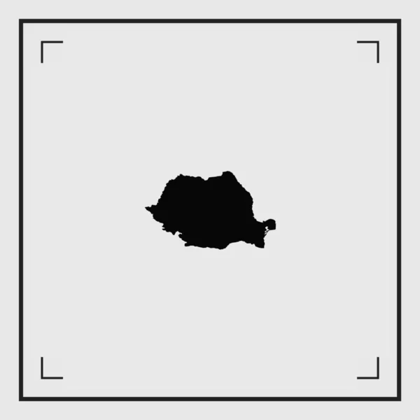 Ілюстрована форма країни в Румунії — стоковий вектор