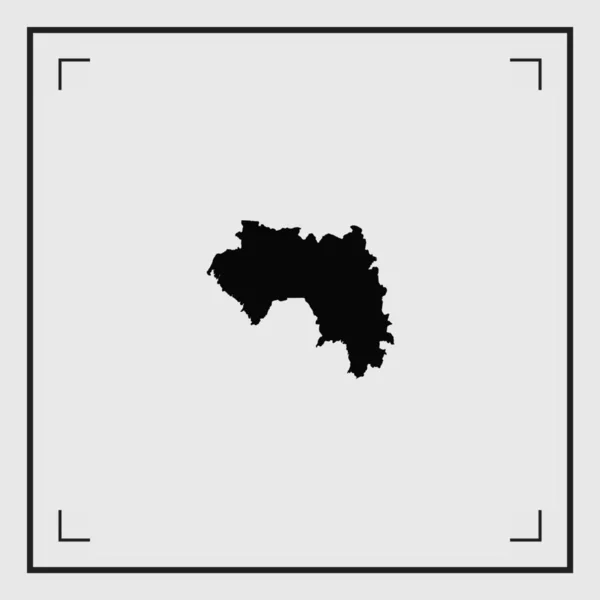 Forme illustrée du pays de Guinée — Image vectorielle