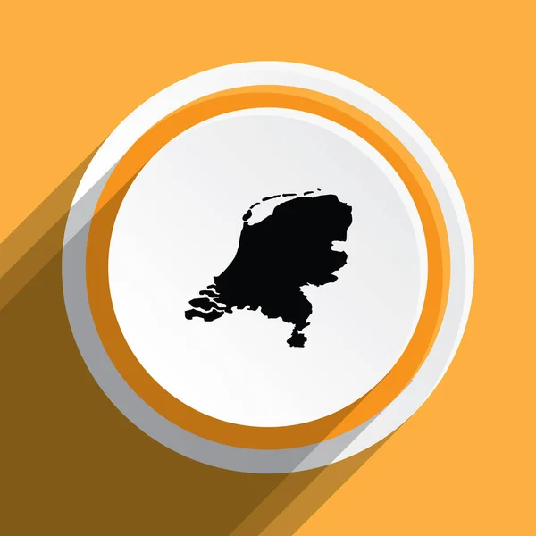 オランダのイラスト国形 — ストックベクタ