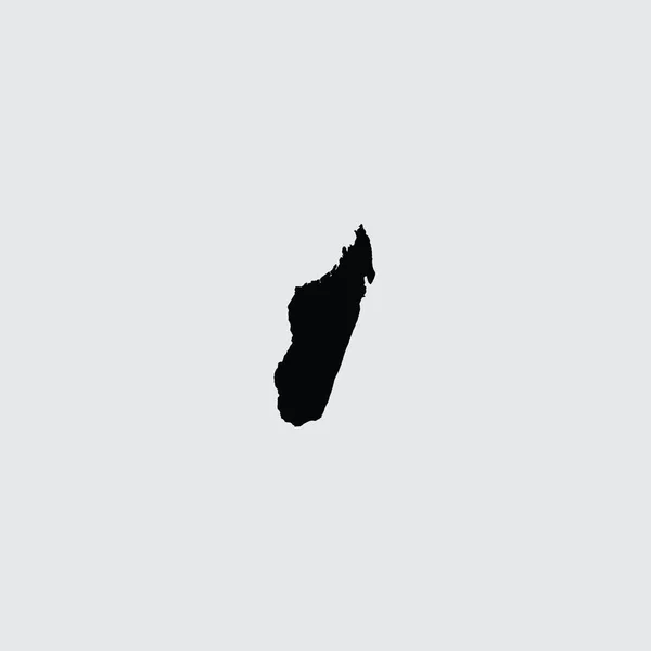 说明马达加斯加的国家形貌 — 图库矢量图片