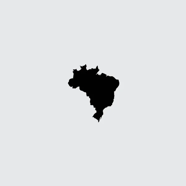 ブラジルのイラスト国形 — ストックベクタ