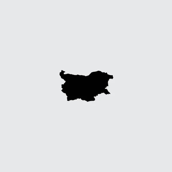 Forma del paese illustrata della Bulgaria — Vettoriale Stock