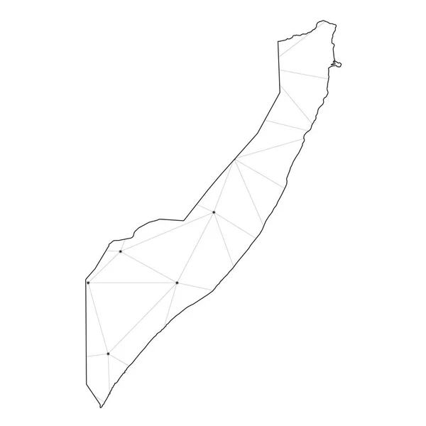 Країна форма ілюстрація Сомалі — стоковий вектор