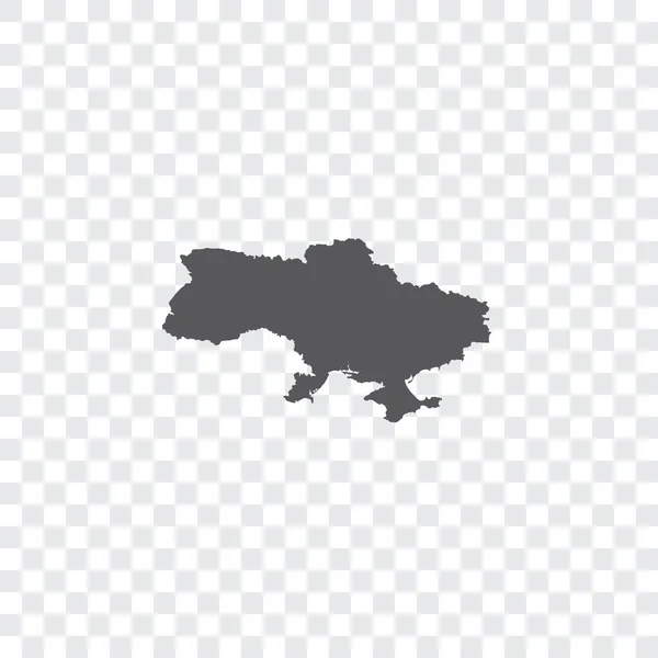 Land Form Illustration der Ukraine — Stockvektor