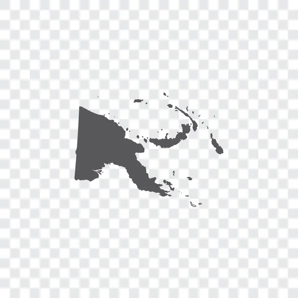 Ország alakja illusztrációja Pápua Új-Guinea — Stock Vector