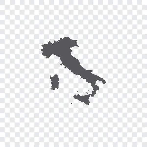 Ilustración de Italia en forma de país — Vector de stock