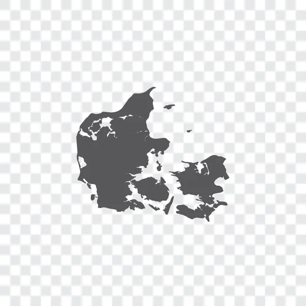 Country Shape Illustration of Denmark