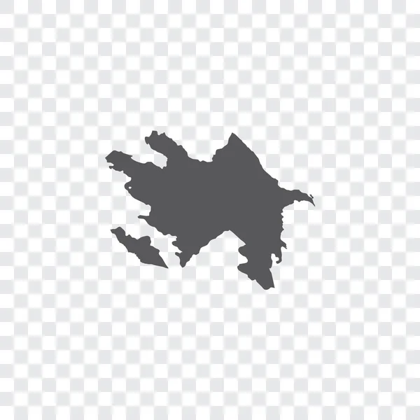 Σχήμα χώρας απεικόνιση του Αζερμπαϊτζάν — Διανυσματικό Αρχείο