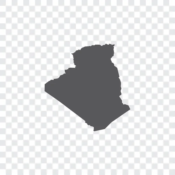 Illustration en forme de pays de l'Algérie — Image vectorielle
