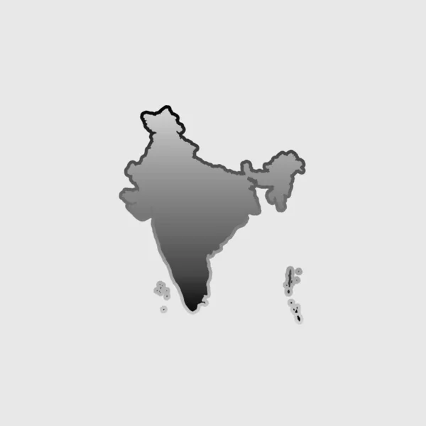 Страновая иллюстрация Индии — стоковый вектор