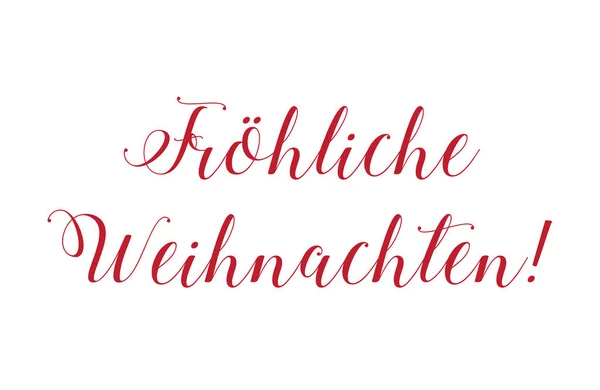 Illustration of  Fröhliche Weihnachten — Stock Vector