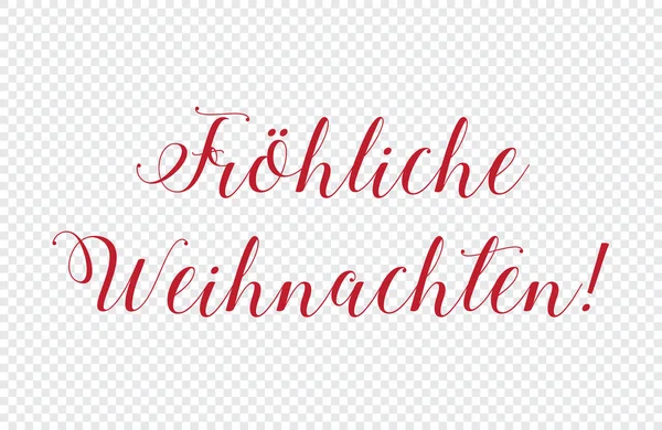 Illustration of  Fröhliche Weihnachten — Stock Vector