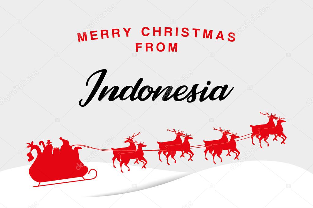 Christmas Illustration from  Indonesia