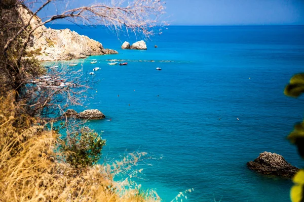 Paisagens Paradisíacas Puro Mar Azul — Fotografia de Stock