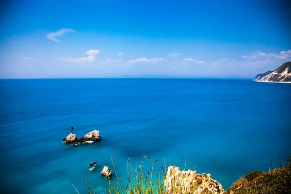 Paradise Landscapes Pure Azure Sea — Stock Photo, Image