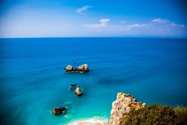 Ráj Krajiny Čisté Azurové Moře — Stock fotografie