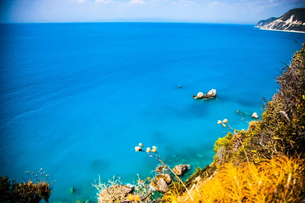 Paradise Landscapes Pure Azure Sea Royalty Free Stock Photos