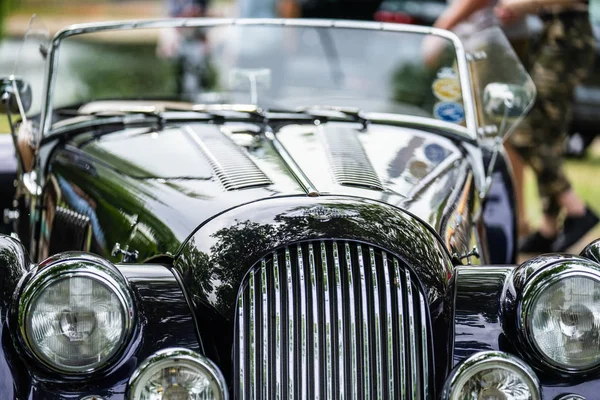 Bedford, Bedfordshire, Reino Unido. 2 de junho de 2019. Fragmento de carro Morgan vintage — Fotografia de Stock