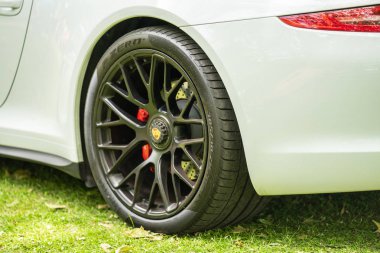 Bedford, Bedfordshire, İngiltere Haziran 2 2019 Porsche 911 Carrera Gts Parçası