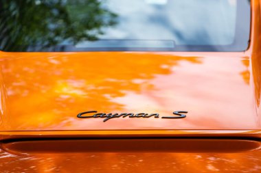 Bedford, Bedfordshire, İngiltere Haziran 2 2019 Porsche Cayman S Parçası