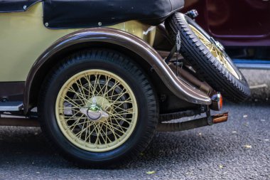 Bedford, Bedfordshire, İngiltere. 2 Haziran 2019. Motorfestivali, Vintage Mg spor araba parçası