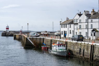Castletown,Man Isle, Haziran 16, 2019. Castletown Limanı