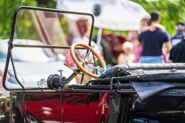 Bedford, Bedfordshire, İngiltere. 2 Haziran 2019. Motor festivali, Vintage Ford Model T Touring 1914 parçası