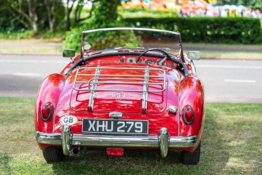 Bedford, Bedfordshire, İngiltere. 2 Haziran 2019. Festival of Motoring.The Mga, Mg,1956 tarafından üretilen bir spor otomobildir.