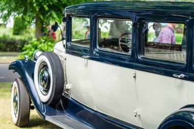 Bedford, Bedfordshire, İngiltere 2 Haziran 2019. Parça 1930 s Stil Ford Model A Salon